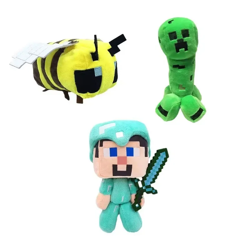 Cosplay Prop Dagger - Popular Minecrafts Plush Toy Set Bee